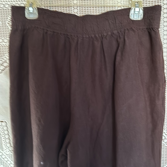Women’s Crop Pants 55% linen 45% Rayon - Picture 4 of 5